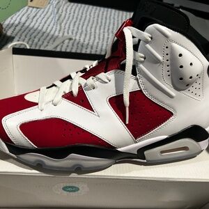 Original Nike Air Jordan 6 Retro “Carmine” CT8529-106 – White/Black-Carmine – Wi